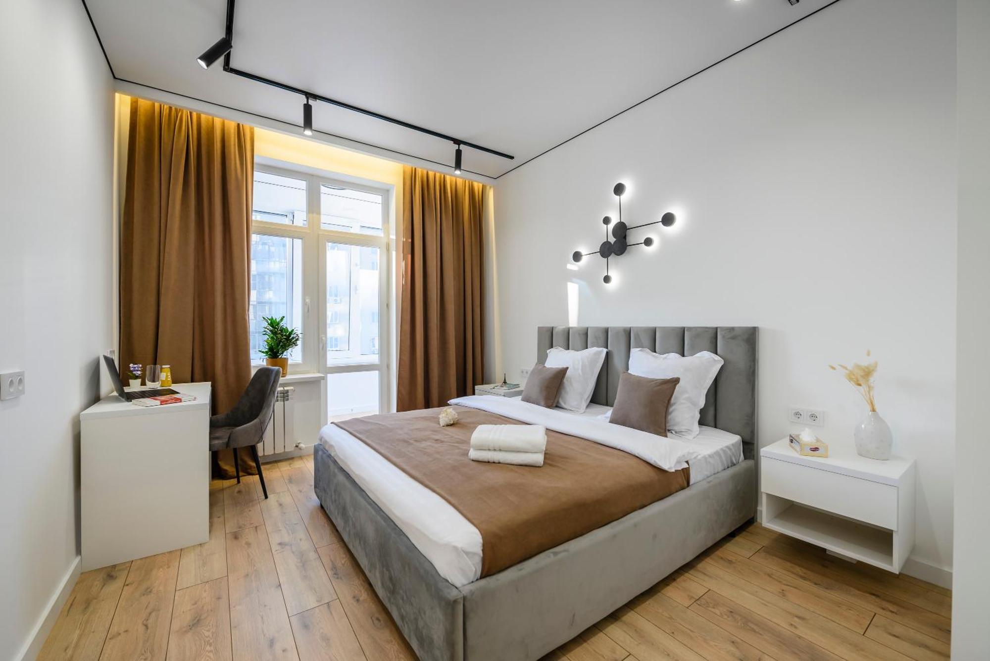5 New Business-Class Apartments R-House Near Mega 阿拉木图 外观 照片