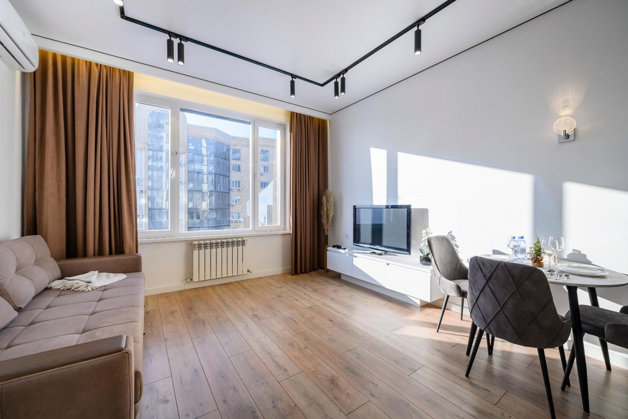 5 New Business-Class Apartments R-House Near Mega 阿拉木图 外观 照片